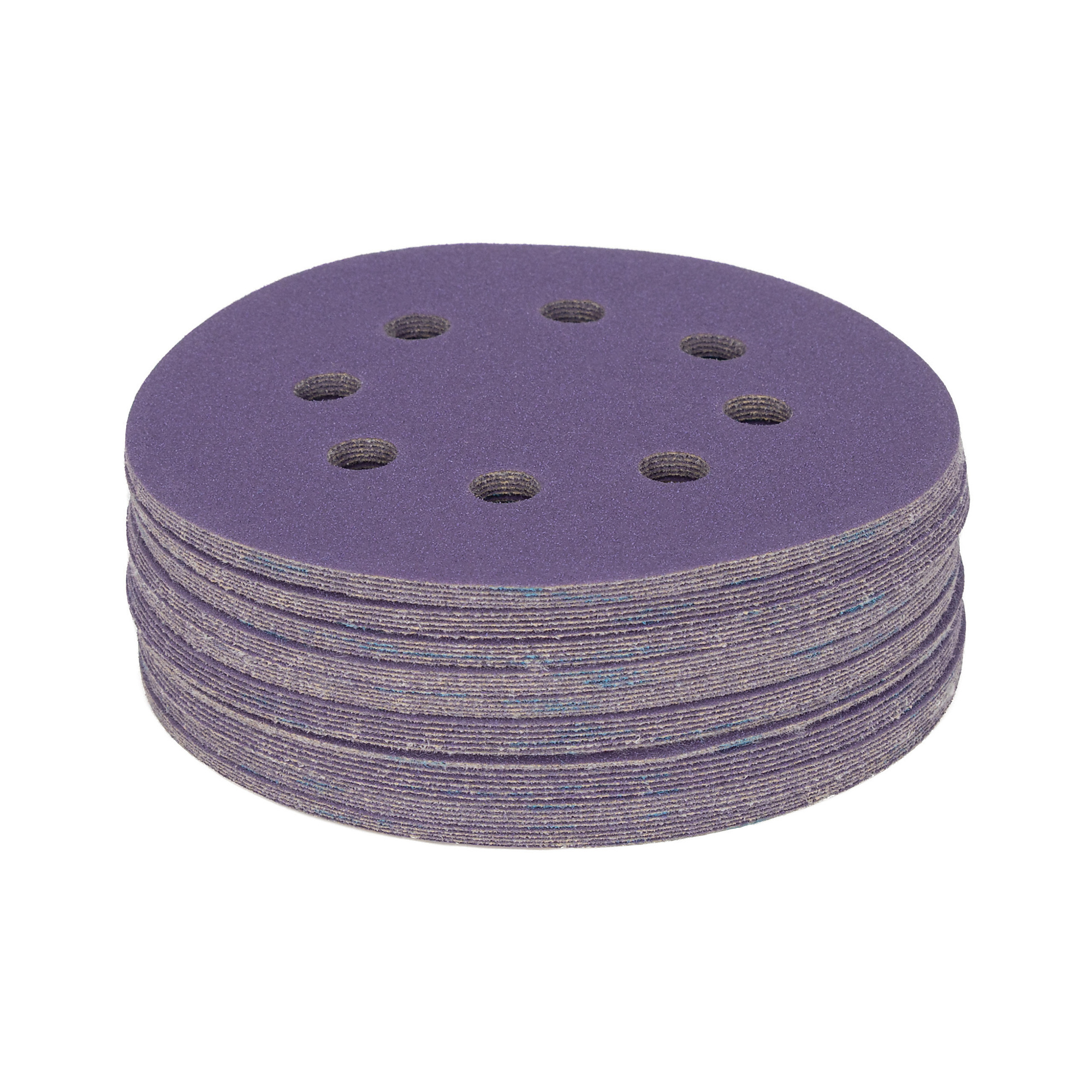 Spyder Ceramic Sanding Discs — 5in. x 8-Hole, 120 Grit, Stearate Coating, 50-Pack, Model# 500048
